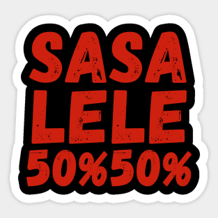 SASA LELE SALE SALE simple design Sticker